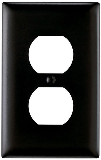 Legrand TP8BK | Pass and Seymour | Duplex Receptacle Openings, One Gang, Black