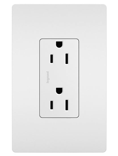 Legrand 885TRW | Radiant Collection | Radiant Tamper-Resistant Outlet, White