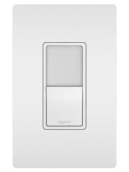 Legrand NTL873WCC6 | Radiant Collection | Radiant Single-Pole/3-Way Switch with Night Light, White