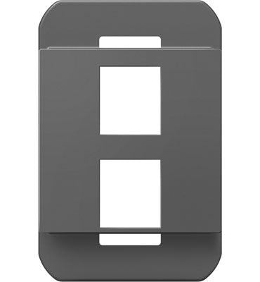 Legrand AC2PFM1 | Adorne Collection | Adorne 2-Port Frame, Magnesium