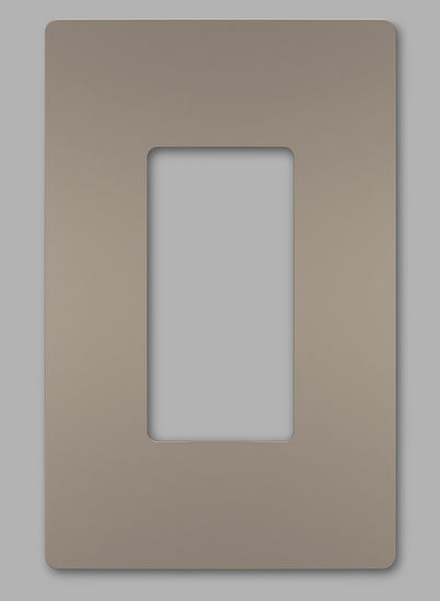 Legrand RWP26NI | Radiant Collection | Radiant One-Gang Screwless Wall Plate, Nickel