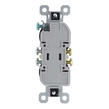 Legrand 3232-TR | Pass and Seymour | 15A/125V TradeMaster Tamper-Resistant Duplex Receptacle, Brown