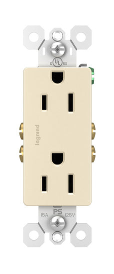 Legrand 885-LA | Radiant Collection | Radiant Outlet, Light Almond