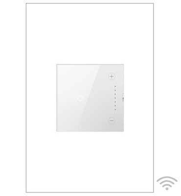 Legrand ADTH600RMHW1 | Adorne Collection | Adorne Incandescent / Halogen Touch Wi-Fi Ready Master Dimmer, White