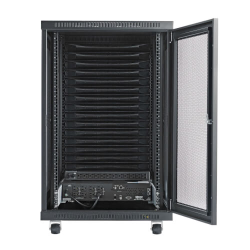Tripp-Lite MDA1F15UPX00000 | EdgeReady Micro Data Center - 15U, 1.5 kVA UPS, Network Management and PDU, 120V Assembled/Tested Unit