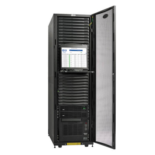 Tripp-Lite MDA1F40UPX00000 | EdgeReady Micro Data Center - 40U, 3 kVA UPS, Network Management and PDU, 120V Assembled/Tested Unit