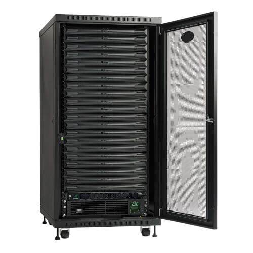 Tripp-Lite MDA2F21UPX00000 | EdgeReady Micro Data Center - 21U, 3 kVA UPS, Network Management and PDU, 230V Assembled/Tested Unit