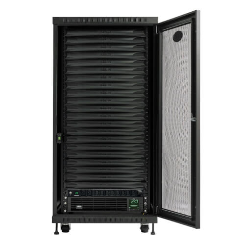Tripp-Lite MDA2F21UPX00000 | EdgeReady Micro Data Center - 21U, 3 kVA UPS, Network Management and PDU, 230V Assembled/Tested Unit