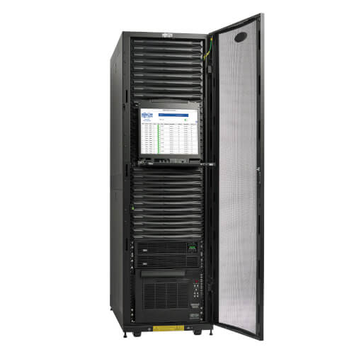 Tripp-Lite MDK1F38UPX00001 | EdgeReady Micro Data Center - 38U, (2) 3 kVA UPS Systems (N+N), Network Management and Dual PDUs, 120V Kit