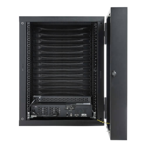 Tripp-Lite MDK1W12UPX00000 | EdgeReady Micro Data Center - 12U, Wall-Mount, 1.5 kVA UPS, Network Management and PDU, 120V Kit