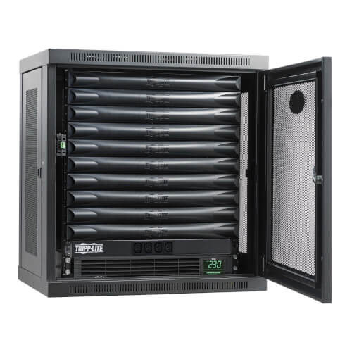 Tripp-Lite MDK2W09UPX00000 | EdgeReady Micro Data Center - 9U, Wall-Mount, 1.5 kVA UPS, Network Management and PDU, 230V Kit