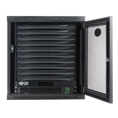 Tripp-Lite MDK2W09UPX00000 | EdgeReady Micro Data Center - 9U, Wall-Mount, 1.5 kVA UPS, Network Management and PDU, 230V Kit