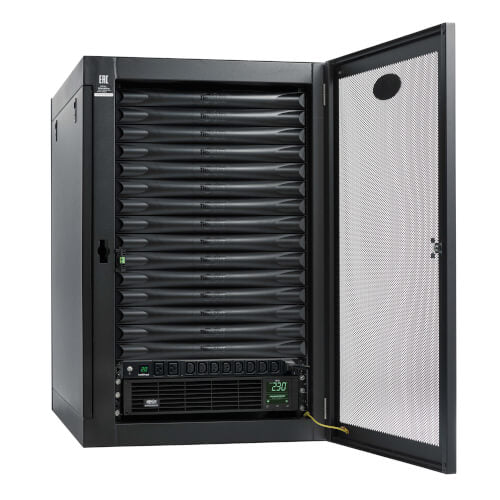 Tripp-Lite MDK2W15UPX00000 | EdgeReady Micro Data Center - 15U, Heavy-Duty, Wall-Mount, 3 kVA UPS, Network Management and PDU, 230V Kit