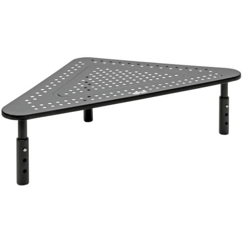 Tripp-Lite MR1220M | Monitor Riser for Desk, 12 x 20 in. - Height Adjustable, Corner, Metal, Black