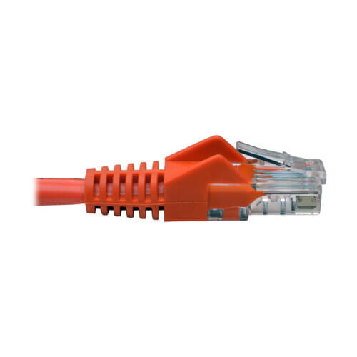 Tripp-Lite N001-005-OR | Cat5e 350 MHz Snagless Molded (UTP) Ethernet Cable (RJ45 M/M) - Orange, 5 ft. (1.52 m)