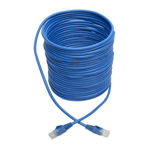 Tripp-Lite N001-035-BL | Cat5e 350 MHz Snagless Molded (UTP) Ethernet Cable (RJ45 M/M), - Blue, 35 ft. (10.67 m)