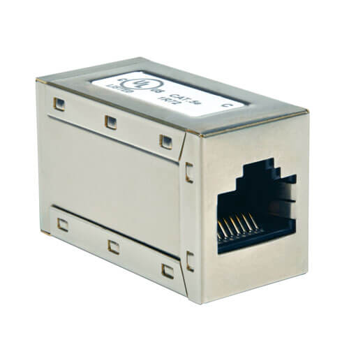 Tripp-Lite N032-001 | Cat5e Straight Through Modular Shielded In-Line Coupler (RJ45 F/F)