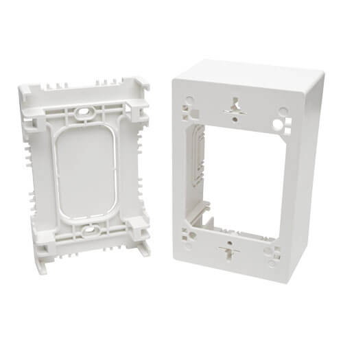 Tripp-Lite N080-SMB1-WH | Single-Gang Surface-Mount Back Box, White, TAA