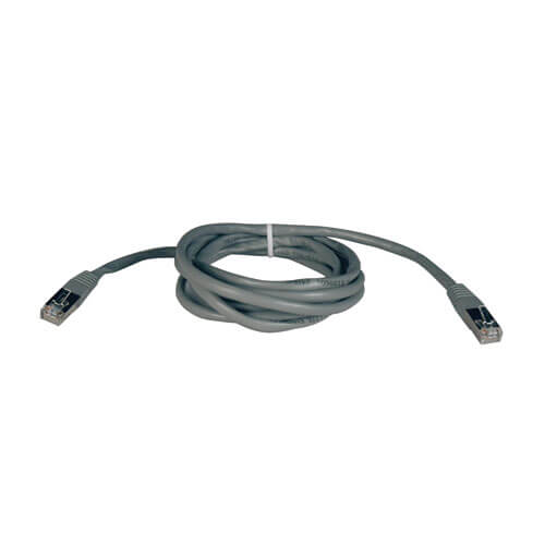 Tripp-Lite N105-010-GY | Cat5e 350 MHz Molded Shielded (STP) Ethernet Cable (RJ45 M/M), Gray, 10 ft. (3.05 m)