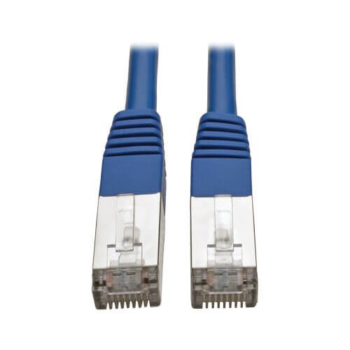 Tripp-Lite N105-015-BL | Cat5e 350 MHz Molded Shielded (STP) Ethernet Cable (RJ45 M/M), Blue, 15 ft. (4.57 m)