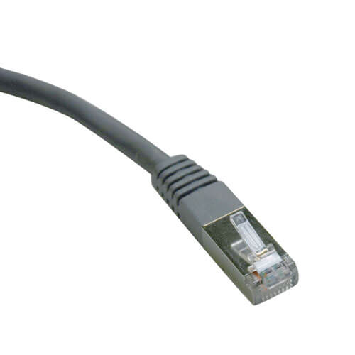Tripp-Lite N125-010-GY | Cat6 Gigabit Molded Shielded (STP) Ethernet Cable (RJ45 M/M), Gray, 10 ft. (3.05 m)