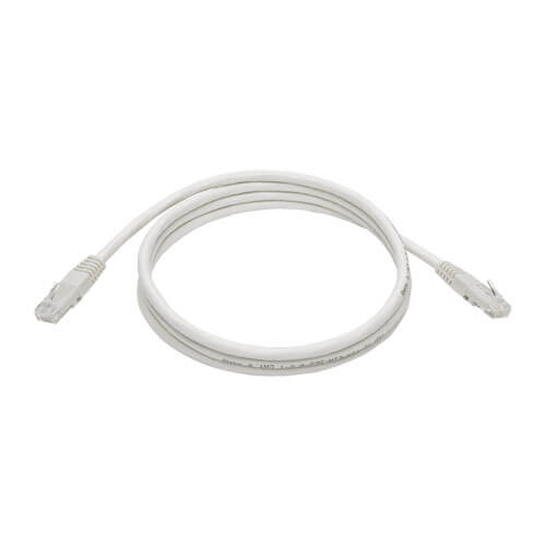 Tripp-Lite N200-005-WH | Cat6 Gigabit Molded (UTP) Ethernet Cable (RJ45 M/M), White, 5 ft. (1.52 m)