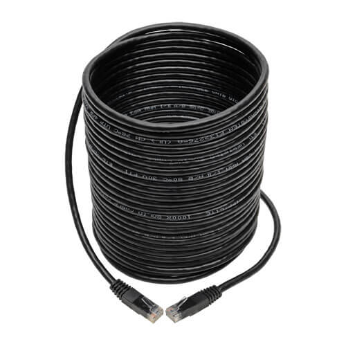 Tripp-Lite N200-035-BK | Cat6 Gigabit Molded (UTP) Ethernet Cable (RJ45 M/M), Black, 35 ft. (10.67 m)
