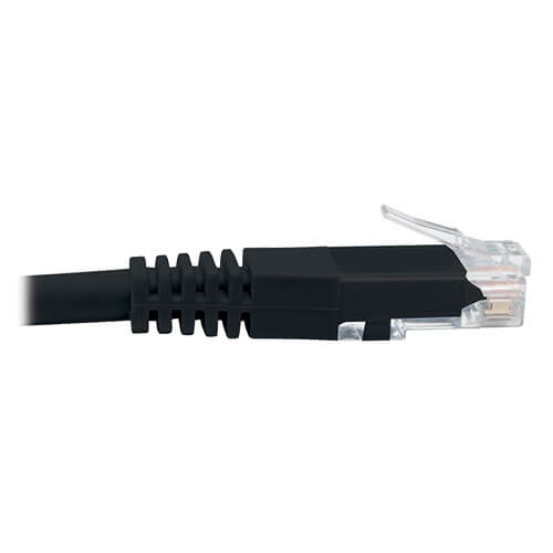 Tripp-Lite N200-035-BK | Cat6 Gigabit Molded (UTP) Ethernet Cable (RJ45 M/M), Black, 35 ft. (10.67 m)