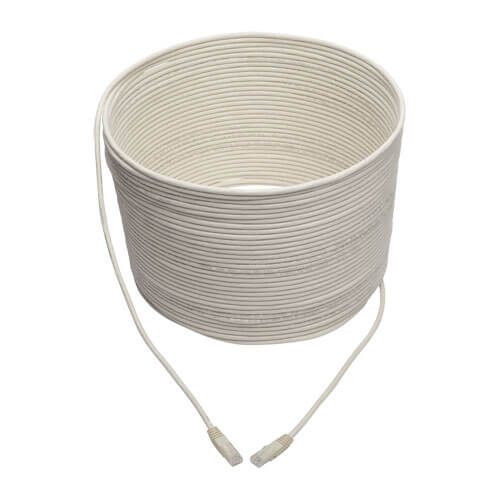 Tripp-Lite N200-100-WH | Cat6 Gigabit Molded (UTP) Ethernet Cable (RJ45 M/M), White. 100 ft. (30.5 m)