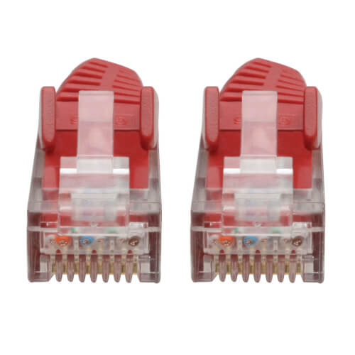 Tripp-Lite N201-004-RD | Cat6 Gigabit Snagless Molded (UTP) Ethernet Cable (RJ45 M/M), Red, 4 ft. (1.22 m)