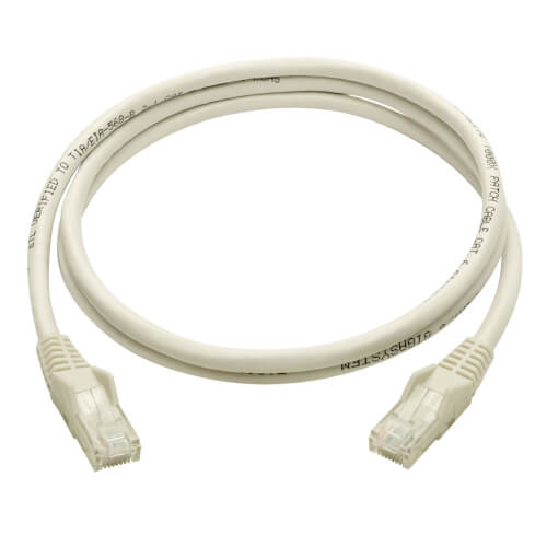 Tripp-Lite N201-004-WH | Cat6 Gigabit Snagless Molded (UTP) Ethernet Cable (RJ45 M/M), White, 4 ft. (1.22 m)