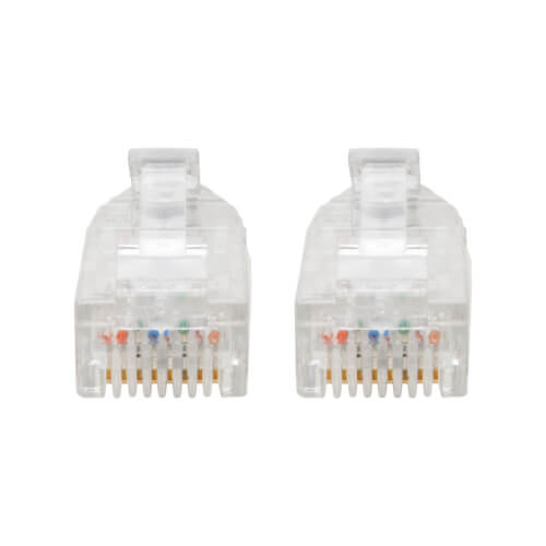 Tripp-Lite N201-S01-BK | Cat6 Gigabit Snagless Slim UTP Ethernet Cable (RJ45 M/M), Black, 1 ft. (0.31 m)