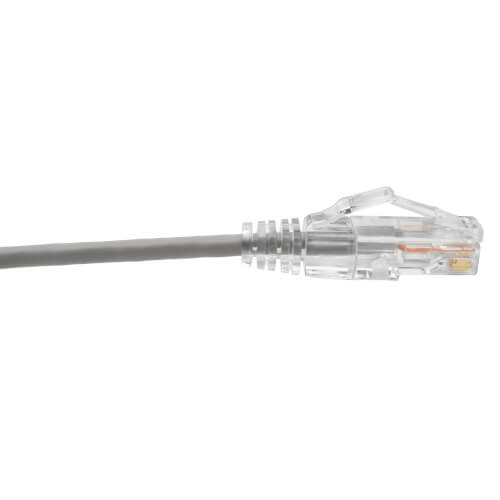 Tripp-Lite N201-S03-GY | Cat6 Gigabit Snagless Slim UTP Ethernet Cable (RJ45 M/M), Gray, 3 ft. (0.91 m)