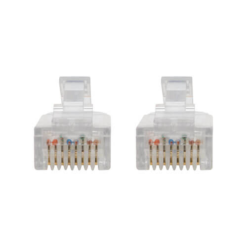 Tripp-Lite N201-S6N-BL | Cat6 Gigabit Snagless Slim UTP Ethernet Cable (RJ45 M/M), Blue, 6-in. (15.24 cm)