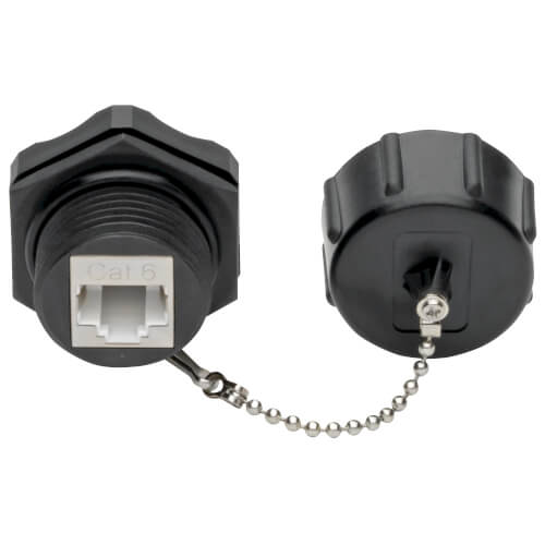 Tripp-Lite N206-KJ01-IND | Keystone Jack Cat6/Cat5e, RJ45, Shielded, Dust Cap, Industrial - 110 Punch Down, IP68, TAA