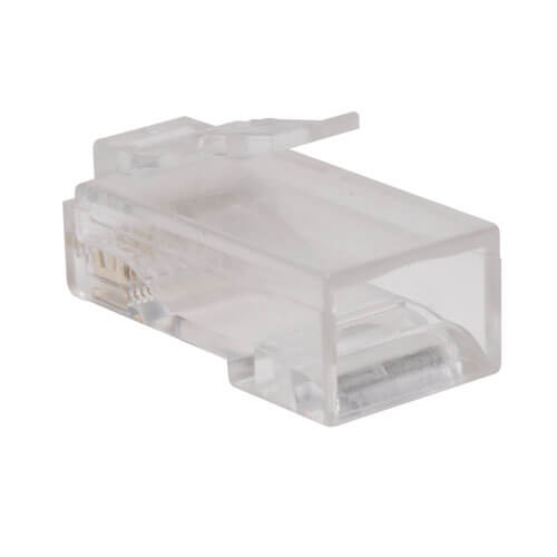 Tripp-Lite N230-100 | Cat6 RJ45 Modular Connector Plug with Load Bar, Solid/Stranded Conductor Round Cat6 Wire, 100-pack