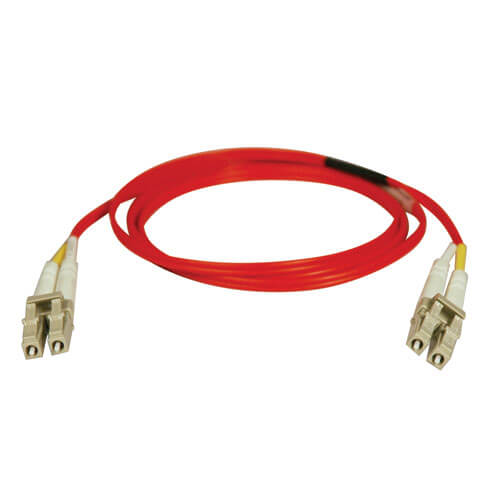Tripp-Lite N320-01M-RD | Duplex Multimode 62.5/125 Fiber Patch Cable (LC/LC) - Red, 1M (3 ft.)