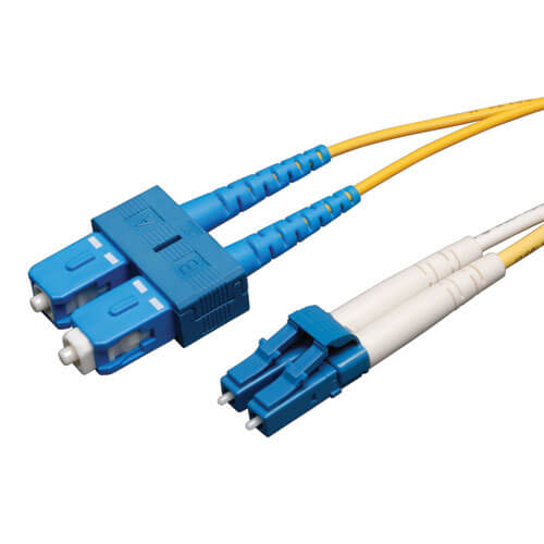 Tripp-Lite N366-25M | Duplex Singlemode 9/125 Fiber Patch Cable (LC/SC), 25M (82 ft.)