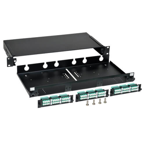 Tripp-Lite N492-036-LCLC-E | 36-Port Fiber Patch Panel Enclosure, 1U Rack-Mount (LC/LC)