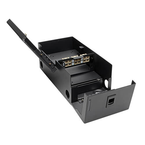 Tripp-Lite N492-WM2-BK | Wall-Mount Fiber Optic Distribution Enclosure, 2-Panel Capacity
