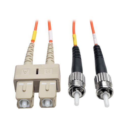 Tripp-Lite N504-02M | Duplex Multimode 50/125 Fiber Patch Cable (SC/ST), 2M (6 ft.)