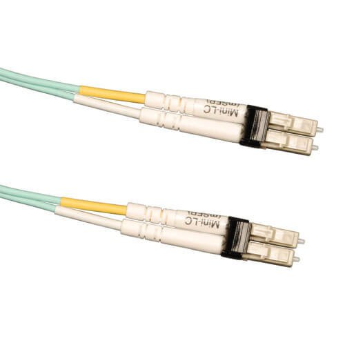 Tripp-Lite N838-05M | 10Gb Duplex Multimode 50/125 OM3 LSZH Fiber Patch Cable (Mini-LC / Mini-LC) - Aqua, 5M (16 ft.)