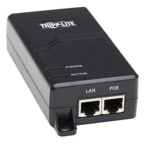 Tripp-Lite NPOE-30W-1G | Gigabit PoE+ Midspan Active Injector - IEEE 802.3at/802.3af, 30W, 1 Port