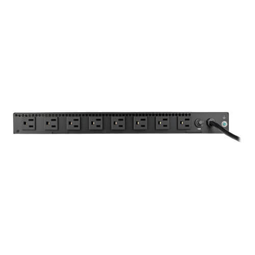 Tripp-Lite NSS-G16D2 | 16 10/100/1000Mbps Port Gigabit L2 Web-Smart Managed Switch, 2 SFP Slots, 36 Gbps, Web, 8-Outlet 120V PDU/Surge Protect