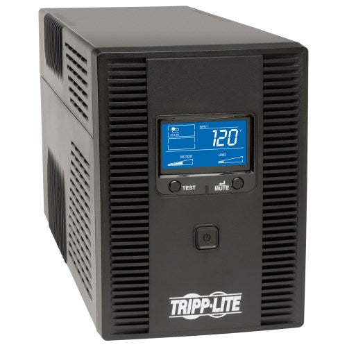 Tripp-Lite OMNI1500LCDT | OmniSmart LCD 120V 50/60Hz 1500VA 810W Line-Interactive UPS, Tower, LCD display, USB port, Energy Star V2.0