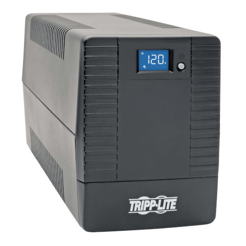 Tripp-Lite OMNI700LCDT | 700VA 350W Line-Interactive UPS with 6 Outlets - AVR, 120V, 50/60 Hz, LCD, USB, Tower