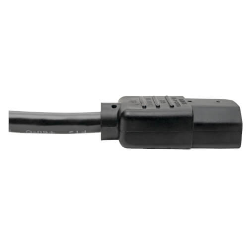 Tripp-Lite P004-002-13A | PDU Power Cord, C13 to C14 - 13A, 250V, 16 AWG, 2 ft. (0.61 m), Black