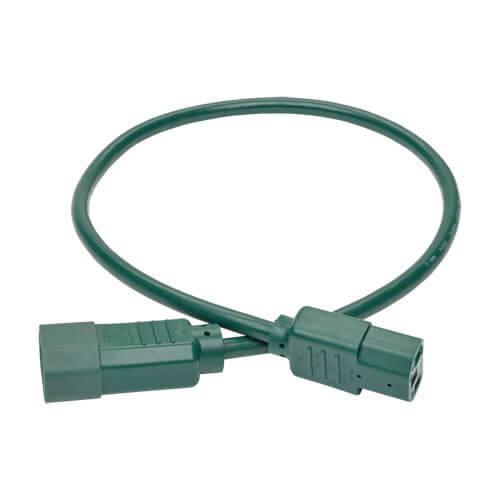 Tripp-Lite P004-002-AGN | PDU Power Cord, C13 to C14 - 10A, 250V, 18 AWG, 2 ft. (0.61 m), Green