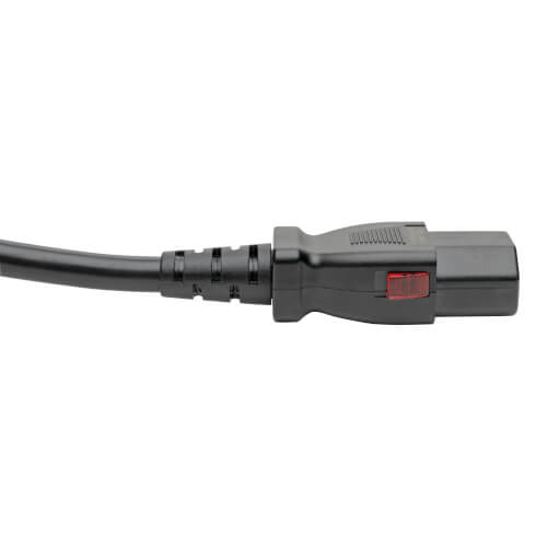 Tripp-Lite P004-L02 | Power Extension Cord, Locking C13 to C14 PDU Style - 10A, 250V, 18 AWG, 2 ft. (0.61 m)