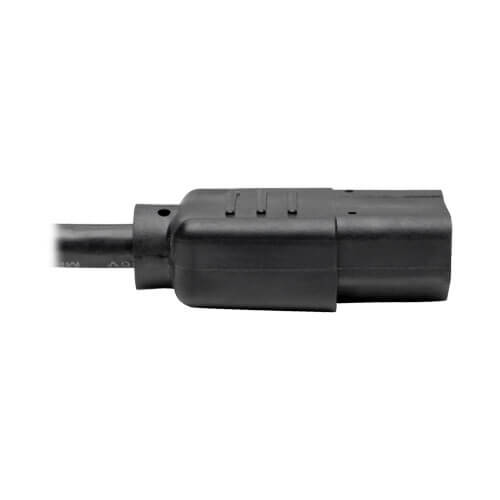 Tripp-Lite P006-001 | Computer Power Cord, NEMA 5-15P to C13 - 10A, 125V, 18 AWG, 1 ft. (0.31 m), Black